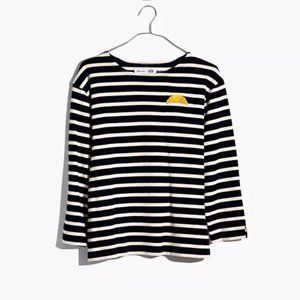 Madewell x Armor-Lux Croissant Striped Top Med